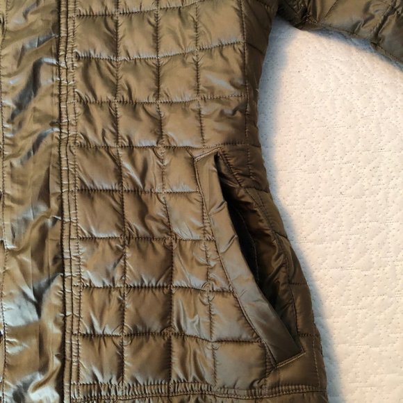 BURTON DRYRIDE Gold Quilted Jacket Coat Winter, ski, snowboard, hike Sz XSmall - Picture 3 of 9